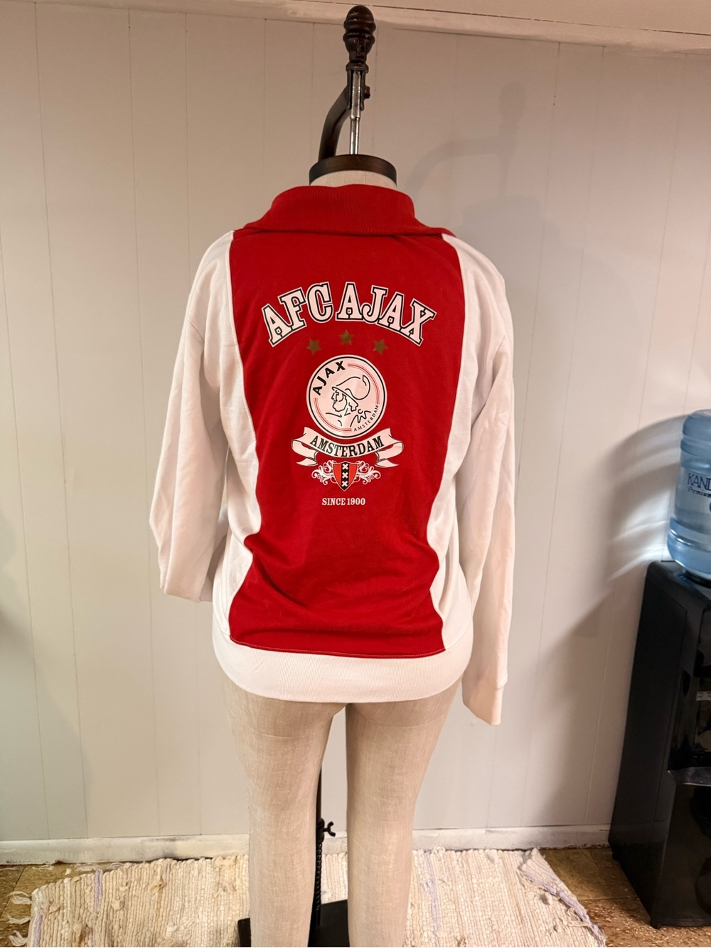 Jax Red Football Club Tee with White Accent